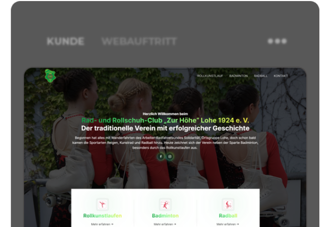 Thumbnail von der Webseite: Radsport- und Rollschuh-Club